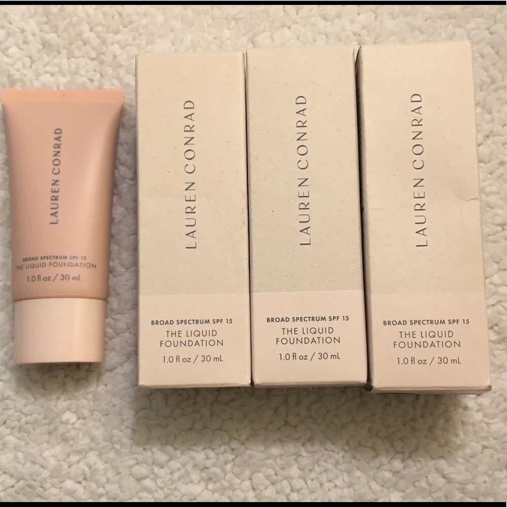 Lauren Conrad "The Liquid Foundation" with SPF #10(Lot of 3)